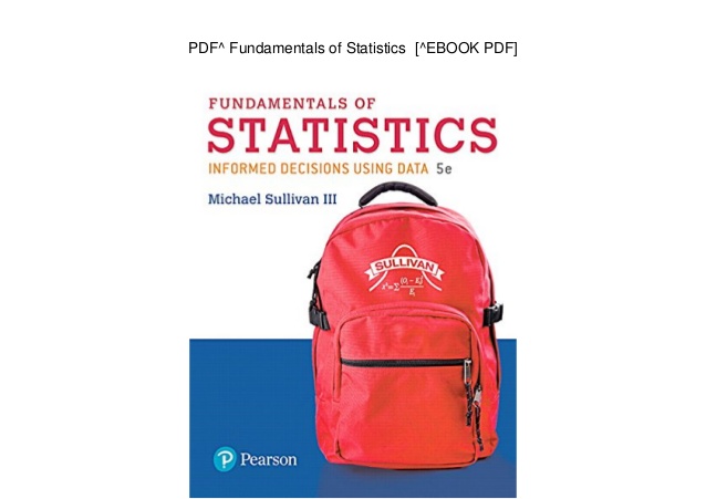 Fundamentals Of Statistics Sullivan Pdf